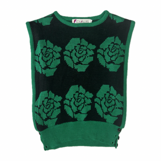 CHAUS 90'S FLORAL VEST