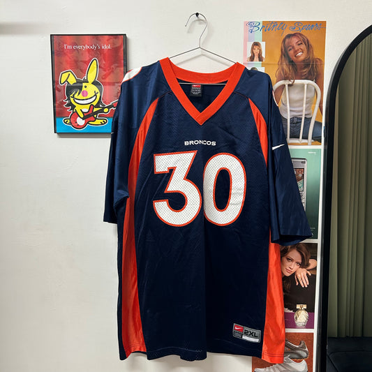 NIKE "30" BRONCOS FOOTBALL JERSEY