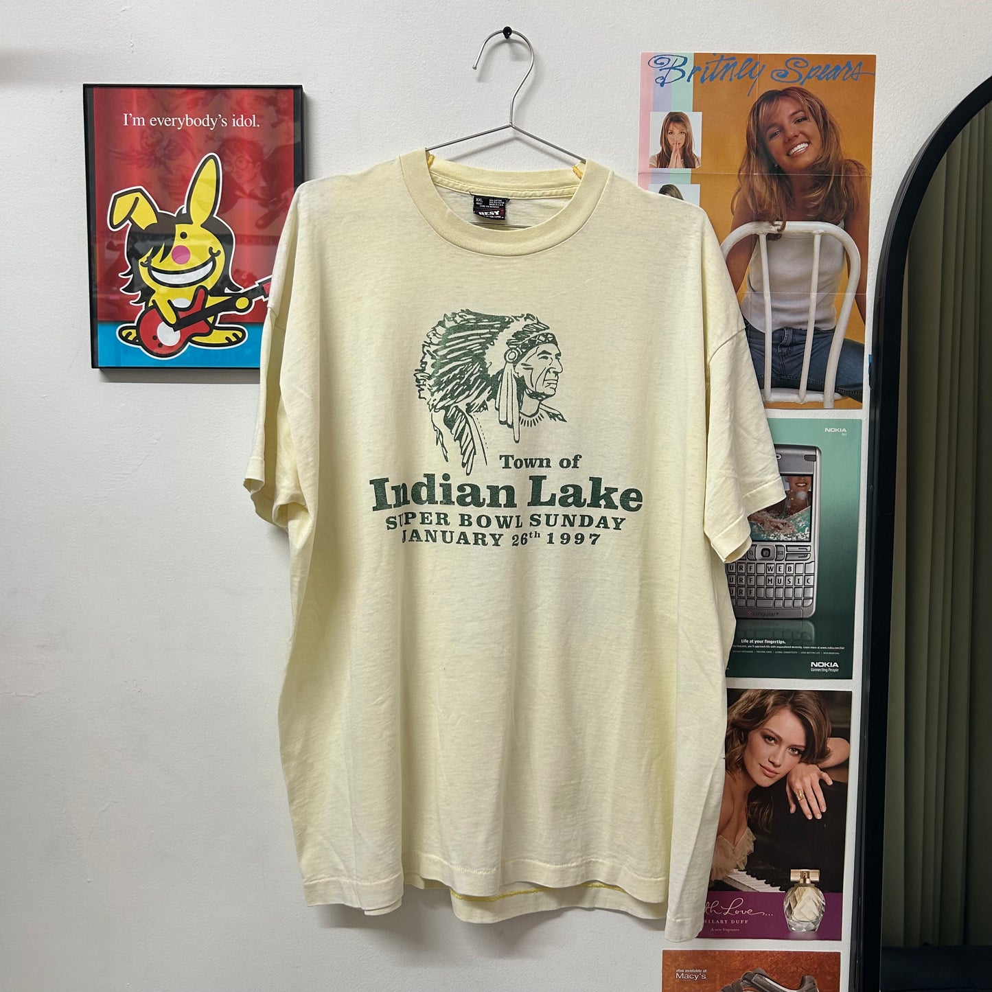 TOWN OF INDIAN LAKE VTG 1997 T-SHIRT