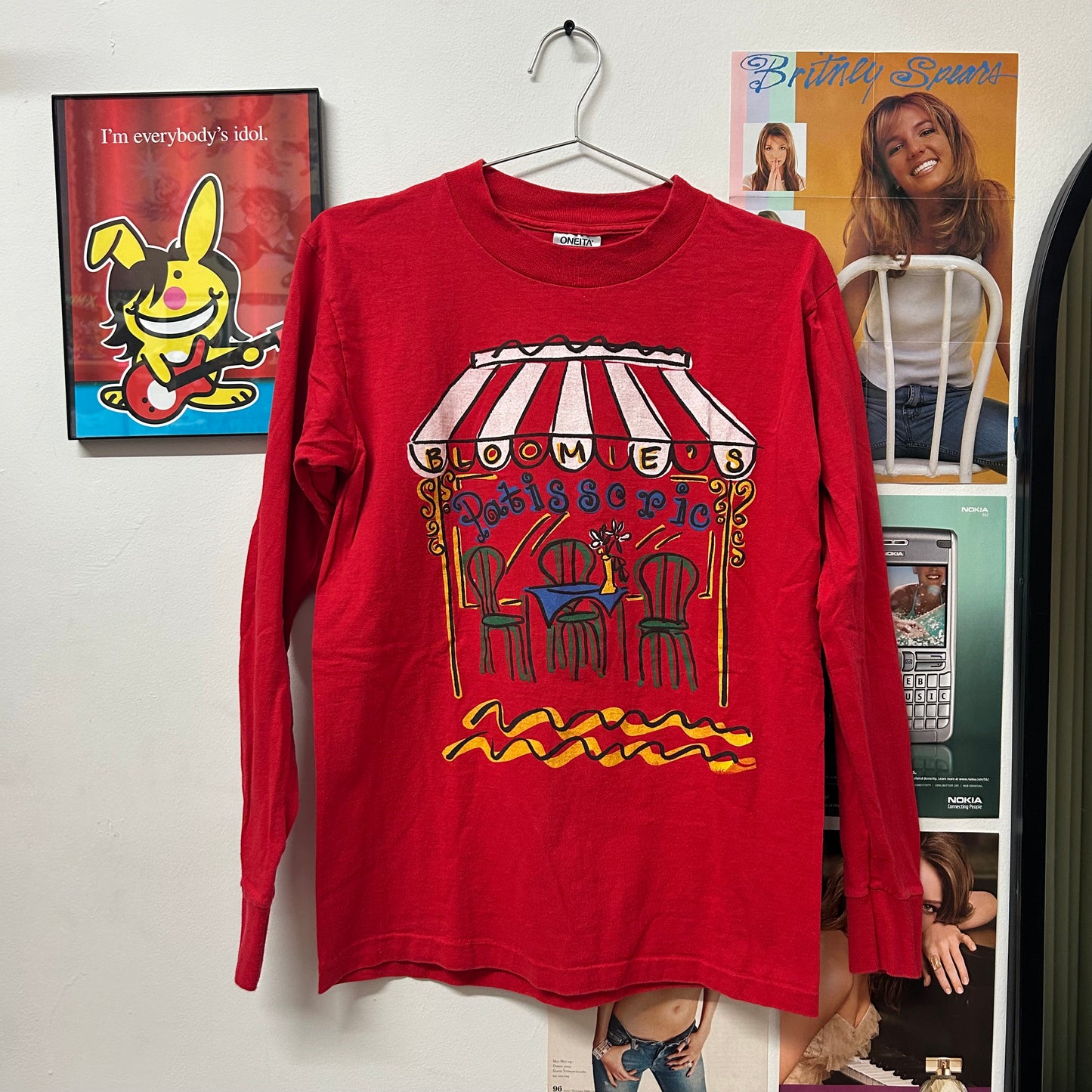 BLOOMIE'S PATISSERIE VTG LONG SLEEVE T-SHIRT