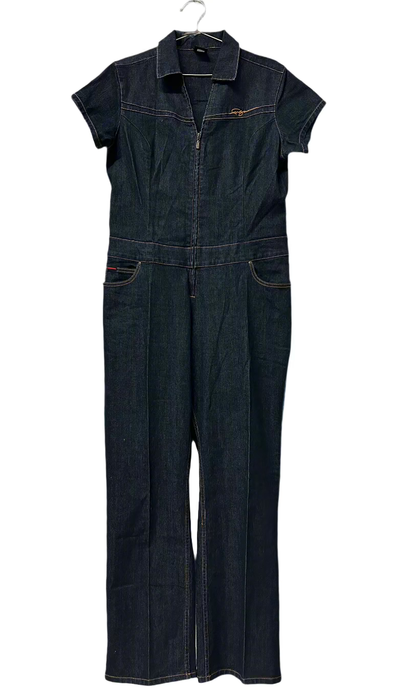 FUBU 90s/Y2K DENIM JUMPSUIT