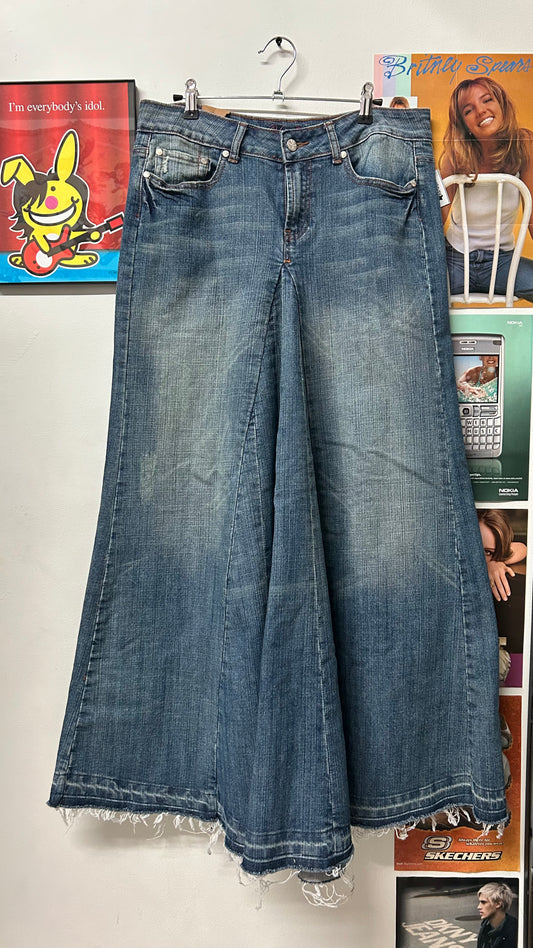 YOUNIQUE Y2K MAXI DENIM SKIRT NWT