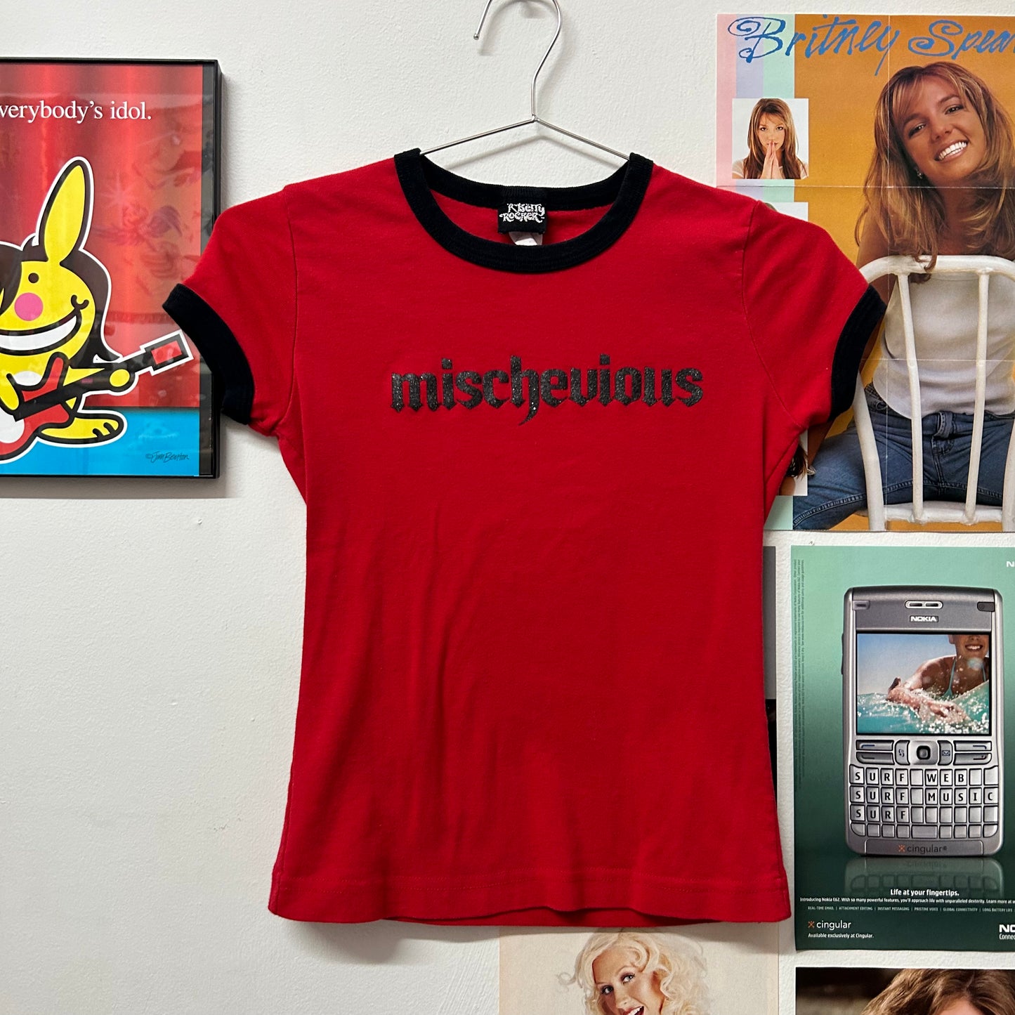 BELLY ROCKER "MISCHIEVOUS" Y2K BABY TEE