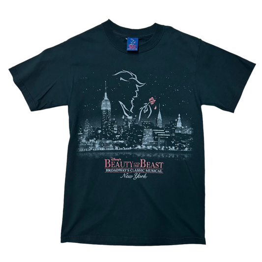 THE BEAUTY AND THE BEAST BROADWAY MUSICAL VINTAGE T-SHIRT