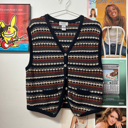 JENNIFER MOORE VINTAGE CROCHET VEST