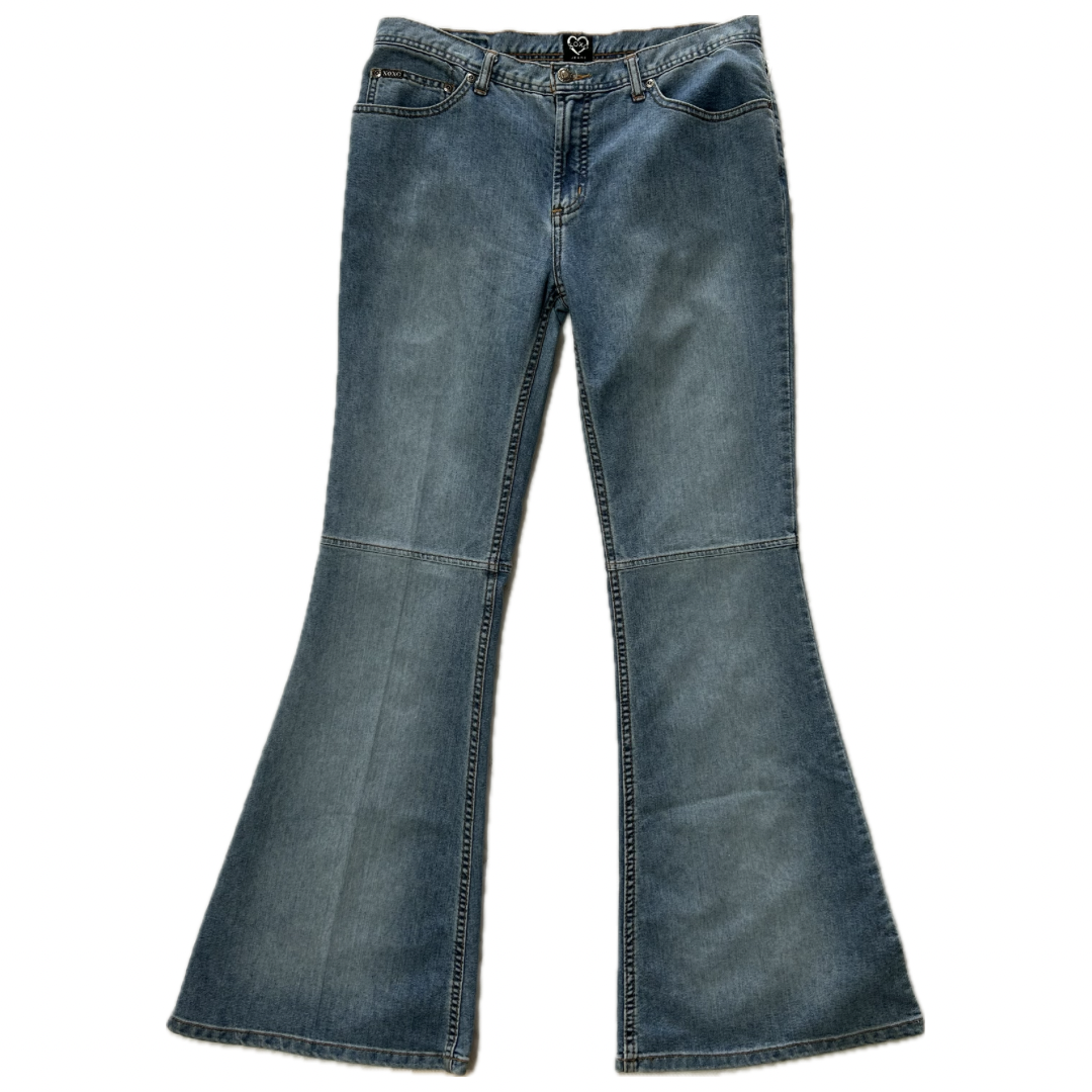 XOXO Y2K BELL BOTTOM JEANS