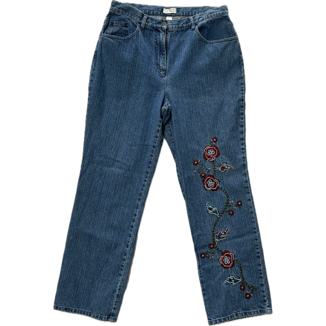 CHRISTOPHER & BANKS Y2K BEADED JEANS